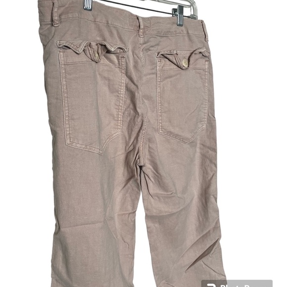 THE GREAT. Blush Ric Rac Cropped Pants - Picture 6 of 12